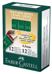 LEADS POLYMER FABER 0.5MM HB