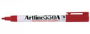 Marker W/B Artline 550a Bullet Red (BX12)