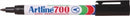 Marker Artline 700 Permanent 0.7mm Bullet Nib Black