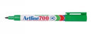 Sp- Marker Artline 700 Permanent 0.7mm Bullet Nib Green (BX12)