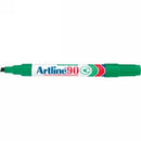 Sp- Marker Artline 90 Permanent 5mm Chisel Nib Green (BX12)