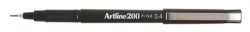 PEN ARTLINE FINELINER 200 0.4MM FINE BLACK BX12