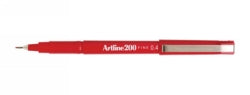 PEN ARTLINE FINELINER 200 0.4MM FINE RED