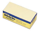 Stick On Notes B/Tone 50x76 Yellow Pk12