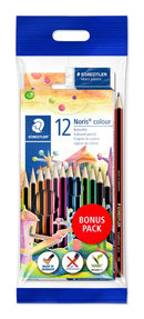 Pencil Coloured Staedtler Noris 100% Pefc Bonus Pack Asst Pk12+2