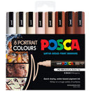 Sp- Marker Uni Posca Paint Pc5m Medium Bullet Portrait Colours Wlt8