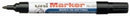 Sp- Marker Uni 520 Permanent Bullet Black (BX12)