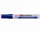 Sp- Marker Uni 520 Permanent Bullet Blue (BX12)