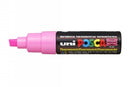 MARKER UNI POSCA PC8KF CHISEL FLUORO PINK