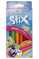 Sp- Markers Brush Artline Stix Pack 6 Assorted Colours