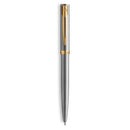 Sp- Pen Waterman Impression Bp Stainless Stell Gold Trim