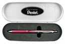 Sp- Pen Pentel Energel Bl407 Rt Metallic Red Barrel In Gift Box