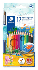 PENCIL COLOURED STAEDTLER NORIS AQUARELL PK12
