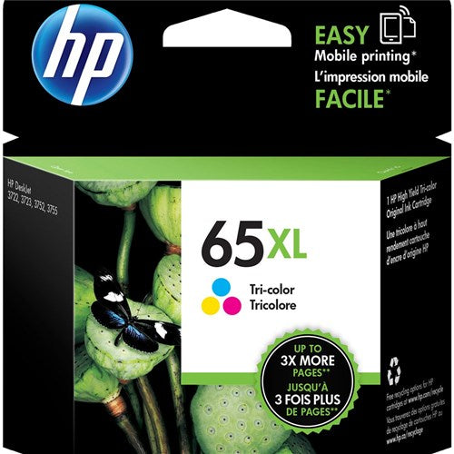 HP 65XL Ink Cartridge High Yield Tri Colour N9K03AA | Better Office