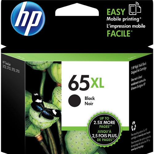 HP 65XL Ink Cartridge High Yield Black N9K04AA | Better Office