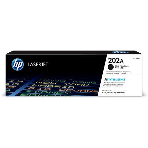 HP 202A LaserJet Toner Cartridge Black CF500A | Better Office