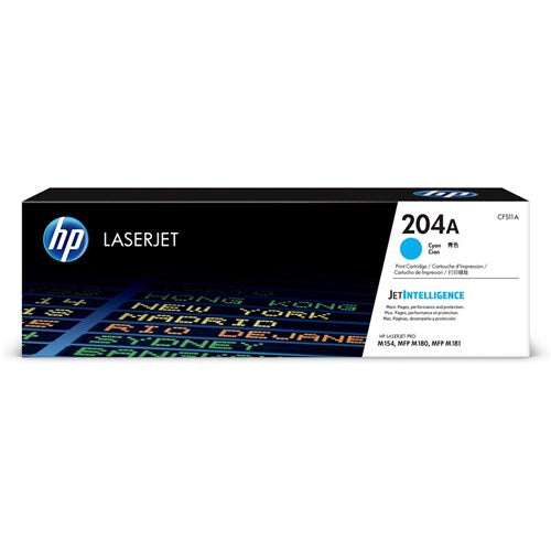 HP 204A LaserJet Toner Cartridge Cyan CF511A | Better Office