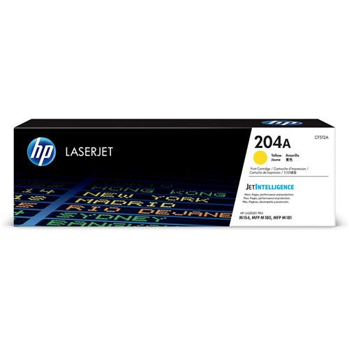 HP 204A LaserJet Toner Cartridge Yellow CF512A | Better Office