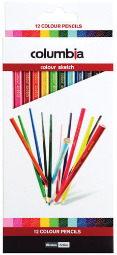 PENCIL COLOURED COLUMBIA COLOURSKETCH PK12 PK10