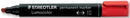 Sp- Marker Staedtler 350-2 Perm Chisel Red (BX10)