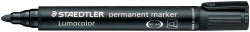 MARKER STAEDTLER 352 LUMOCOLOR PERMANENT BULLET BLACK BX10