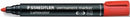 Sp- Marker Staedtler 352 Lumocolor Permanent Bullet Red (BX10)