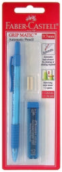 PENCIL MECHANICAL FABER-CASTELL GRIPMATE 0.5MM W/TWIST ERASER ASST