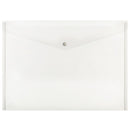 DOCUMENT WALLET MARBIG A3 BUTTON CLEAR