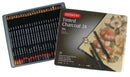 Sp- Pencils Derwent Academy Tinted Charcoal Tin Pk24