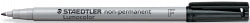 MARKER OHP STAEDTLER 316 WATER SOL F BLACK