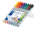 Sp- Marker Ohp Staedtler 316 Water Sol F Asst Wlt8