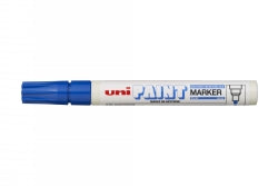 MARKER PAINT UNI PX20 2.8MM MEDIUM BULLET TIP BLUE BX12