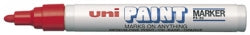 MARKER PAINT UNI PX20 2.8MM MEDIUM BULLET TIP RED BX12