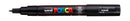 MARKER UNI POSCA PC-1MBK EXTRA FINE BULLET TIP BLACK