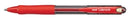 Pen Uni Lakubo Sn100 Bp Retract Broad 1.4mm Red (BX12)
