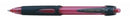 Pen Uni Powertank Sn220 Bp Retract Medium 1.0mm Red (BX12)
