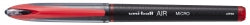 PEN UNI-BALL AIR RB MICRO 0.5MM LIQUID INK RED