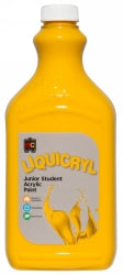 Sp - Paint Ec 2l Liquicryl Junior Student Acrylic Warm Yellow