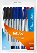 Pen Papermate Inkjoy 100 1.0mm Med Asst Pk10