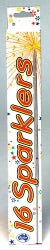 SPARKLERS ALPEN 25CM PK16
