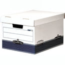 ARCHIVE BOX FELLOWES BB713 W/ HINGLED LID (EXTRA STRENGTH)