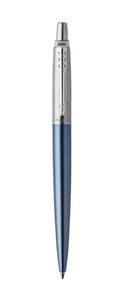 Pen Parker Bp Jotter Waterloo Blue Chrome Trim