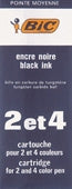 Sp- Pen Refill Bic Bp 4 Col Black