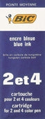 Sp- Pen Refill Bic Bp 4 Col Blue