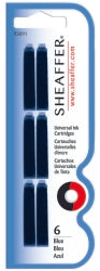 INK CARTRIDGE SHEAFFER SKRIP VFM MINI BLUE PK6