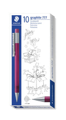 Sp- Pencil Mechanical Staedtler Graphite 777 0.5mm Mauve (BX10)