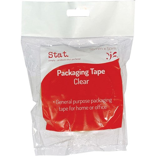 Stat Packaging Tape 36mmx50m Clear