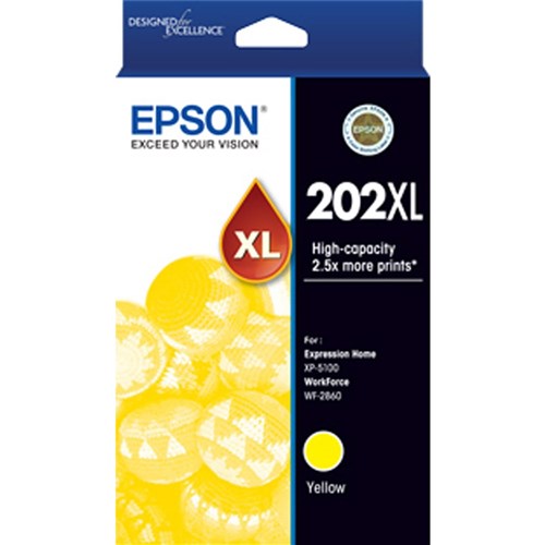 Epson 202XL Ink Cartridge High Yield Yellow | Better Office