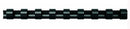 Binding Combs Fellowes 16mm 21 Ring Round Plastic Black Pk100