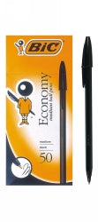 PEN BIC BP ECONOMY MED BLACK BX50